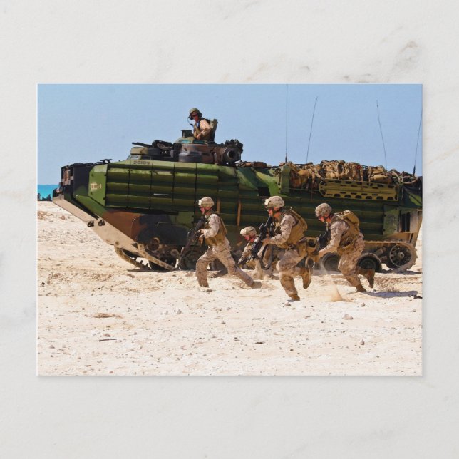 Marines from India Company Bright Star 2009 Postcard (Front)
