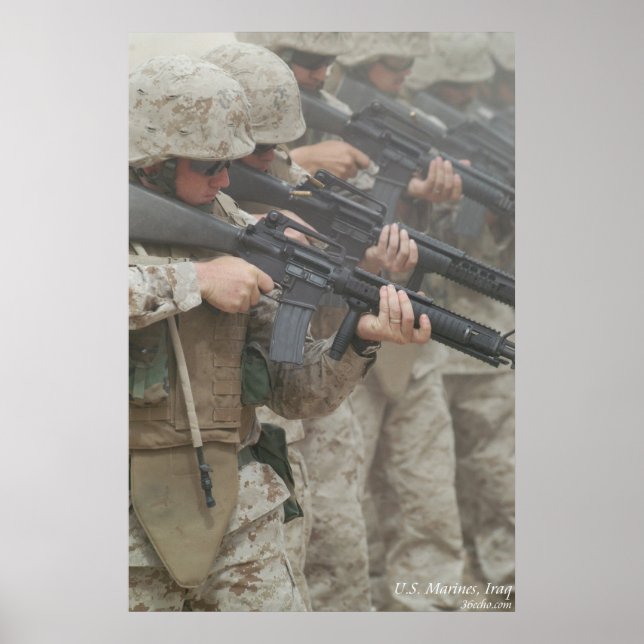 Marines in Iraq Poster (Front)