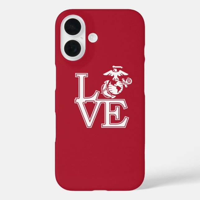 Marines Love Design Case-Mate iPhone Case (Back)