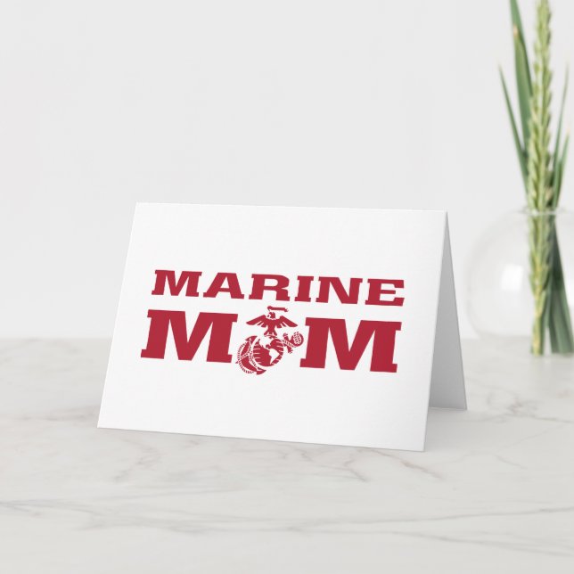 Marines Mum Note Card (Front)