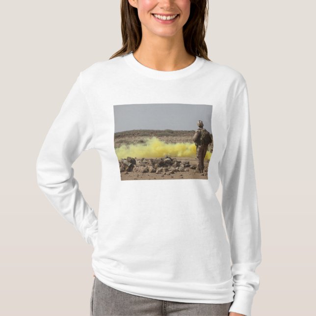 Marines provide security T-Shirt (Front)