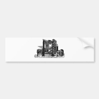 Marinoni Rotary printing Press Bumper Sticker
