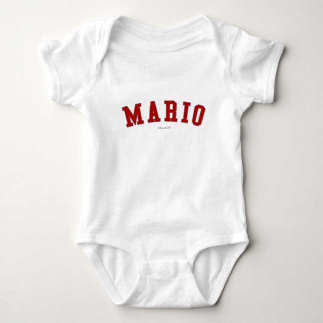 Mario Baby Bodysuit (Front)