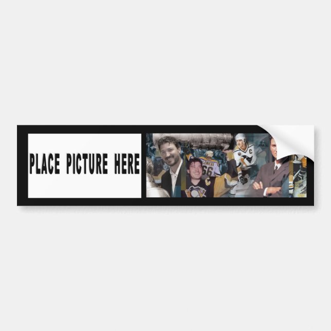 Mario Mosaic Bumper Sticker w/ Individual Photo (Front)