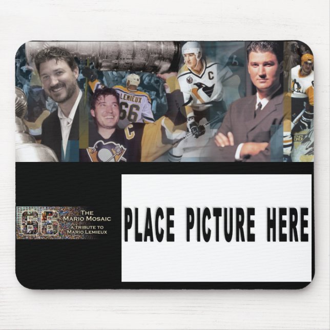 Mario Mosaic Mouse Pad w/ Individual Photo (Front)