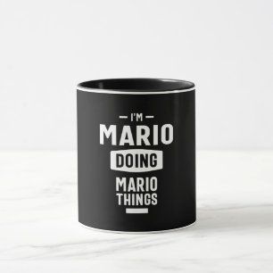 Mario Personalised Name Birthday Gift Mug