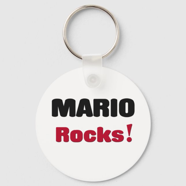 Mario Rocks Key Ring (Front)