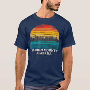 Marion County Alabama Retro Vintage 635  T-Shirt
