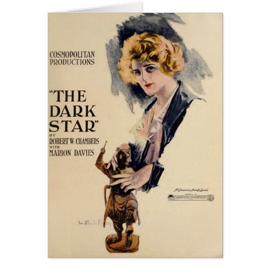 Marion Davies 1919 silent movie exhibitor ad Card