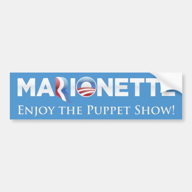 Marionette 2012 Parody Bumper Sticker (Front)