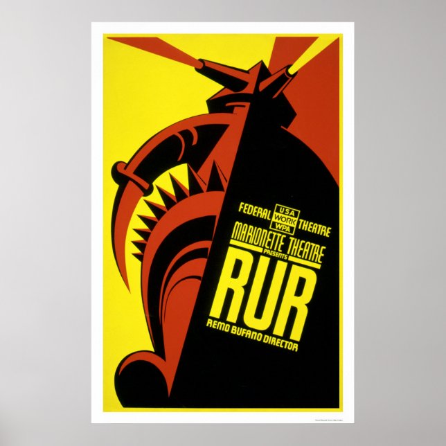 Marionette Theatre 1938 WPA Poster (Front)