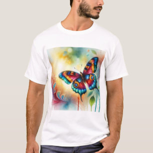 Mariposa flama butterfly 121024AREF149 - Watercolo T-Shirt