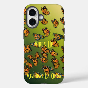 Mariposa Monarca, Monarch Butterflies - VIBES UP iPhone 16 Case