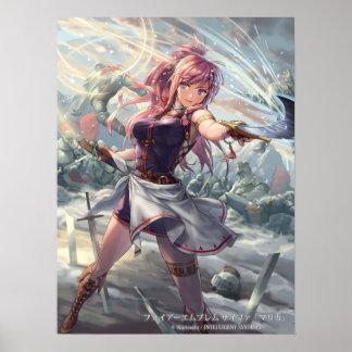 Marisa  Fire Emblem The Sacred Stones Poster