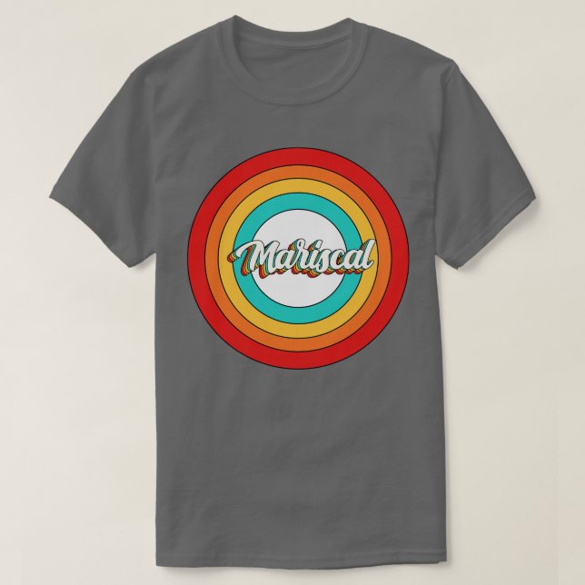 Mariscal Name Shirt Vintage Mariscal Circle (Design Front)