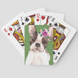Marisol the French Bulldog Playing Cards