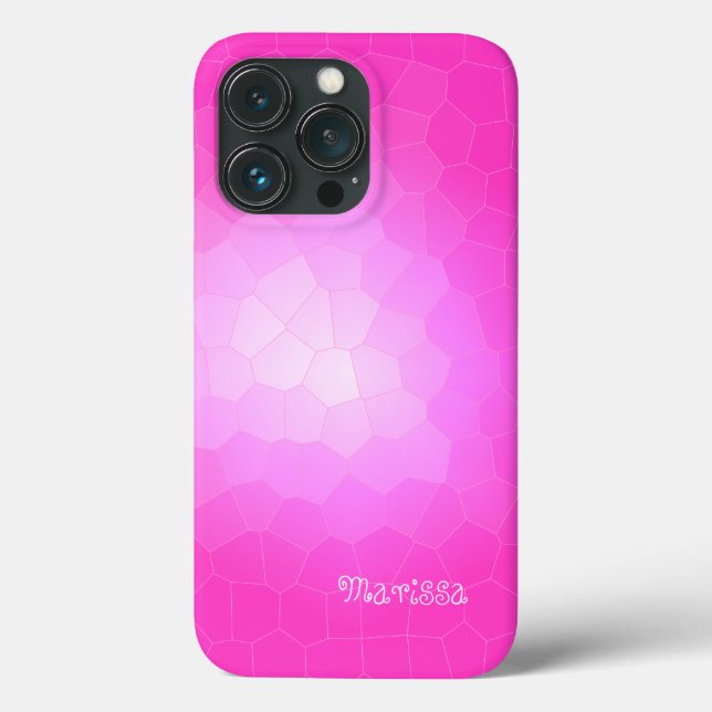Marissa - Template - Put Your Own Name Here, Pink Case-Mate iPhone Case (Back)