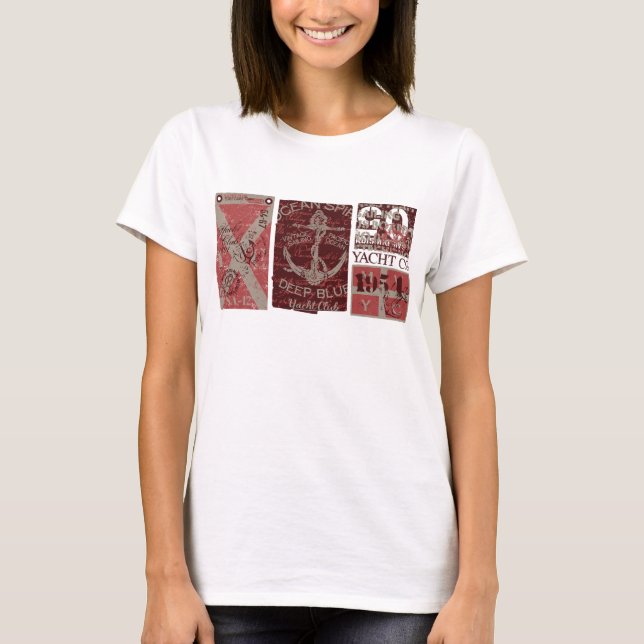 Maritime Anchor 1954 -  Yacht Club T-Shirt (Front)