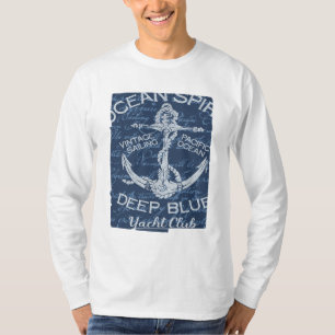 Maritime Anchor - Yacht Club Nautical Paradise T-Shirt