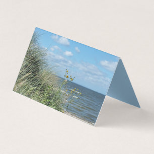 Maritime beach landscape office business card