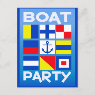Maritime Boat Party postcard