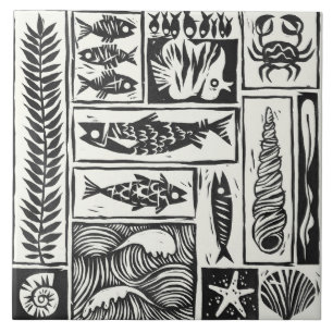 Maritime Decorative Bathroom Tile