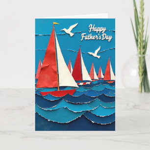 Maritime Fathers Day Collage Card