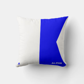 Maritime Flag A — Alpha Cushion