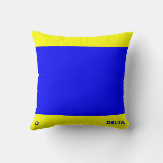 Maritime Flag D — Delta Cushion