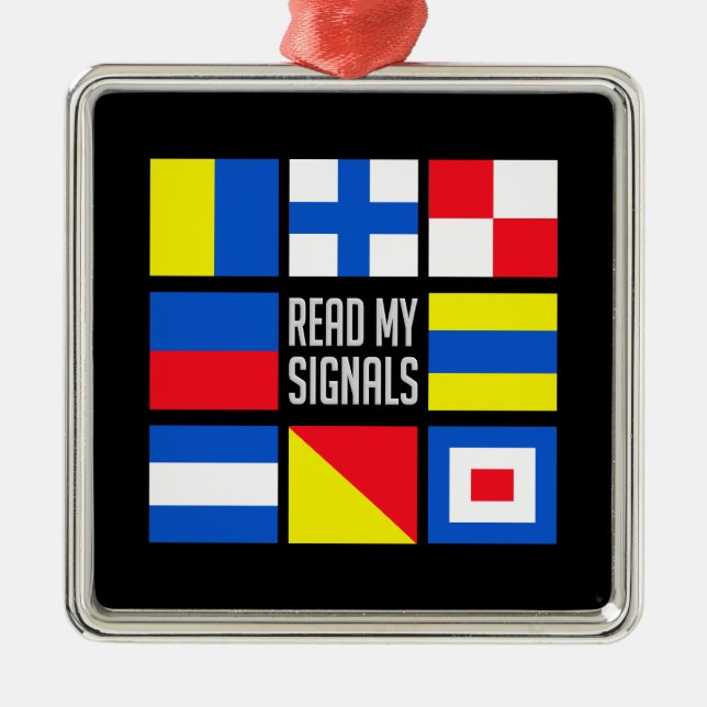 Maritime flags ornament (Front)