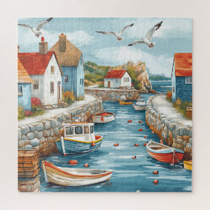 Maritime Hamlet Jigsaw Puzzle