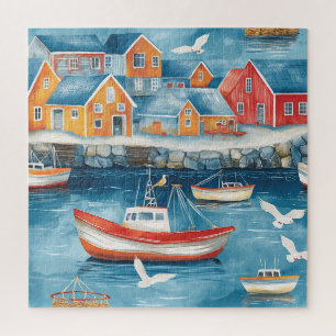 Maritime Hamlet Jigsaw Puzzle