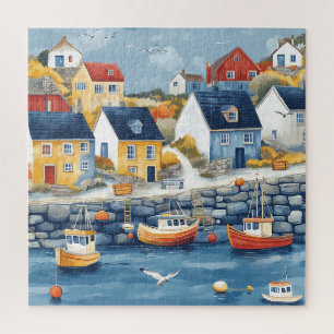 Maritime Hamlet Jigsaw Puzzle