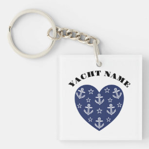 Maritime Heart T-Shirt Throw Pillow Key Ring