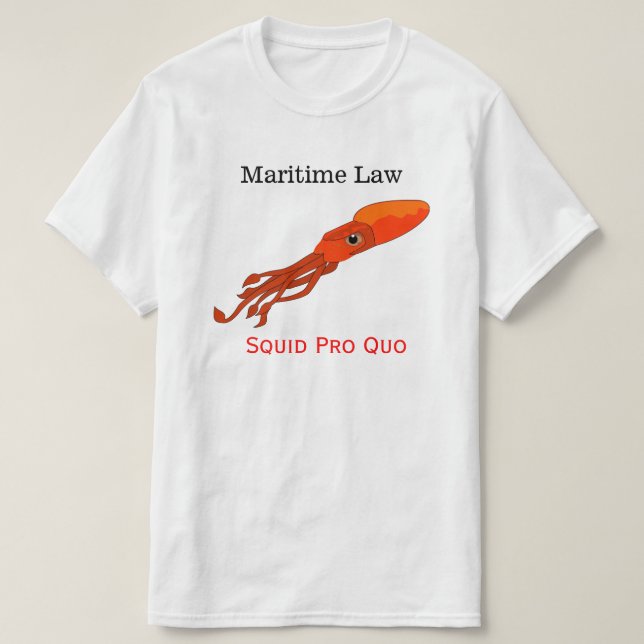 Maritime Law T-Shirt (Design Front)
