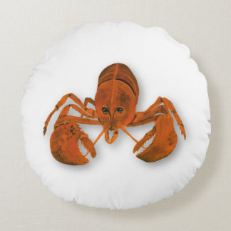 Maritime Lobster Round Cushion