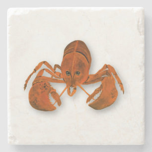 Maritime Lobster Stone Coaster
