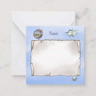 Maritime notepad card