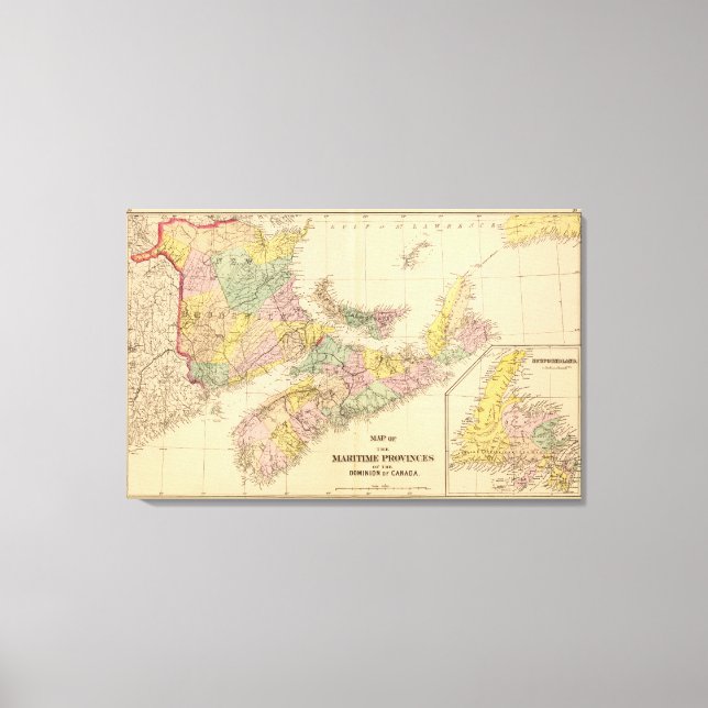 Maritime Provinces Canvas Print (Front)