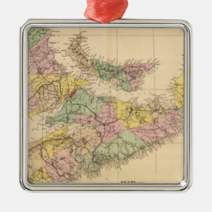 Maritime Provinces Metal Tree Decoration
