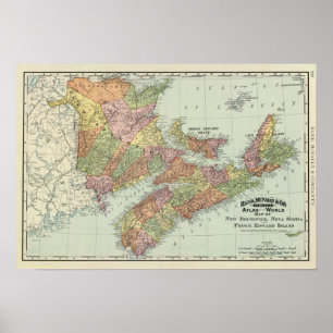Maritime Provinces of Canada Poster