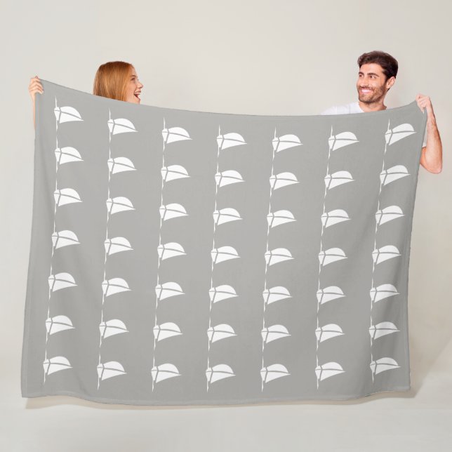Maritime Sails Fleece Blanket (In Situ)