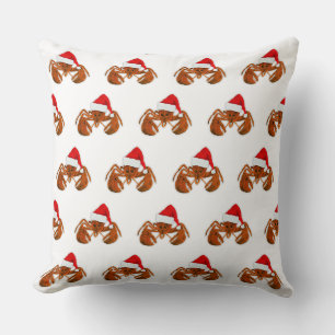 Maritime Santa Claus Lobster Cushion