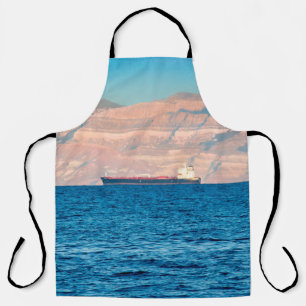 Maritime Shipping In Mexicolandscape,2015,beautifu Apron