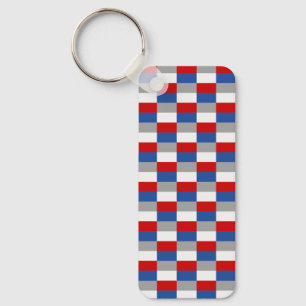 Maritime Sunrise Color Combination Key Ring