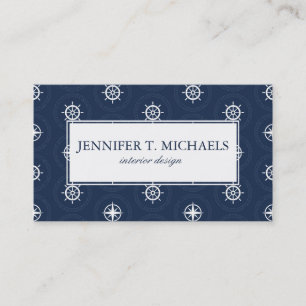 Maritime Tool Pattern Business Card