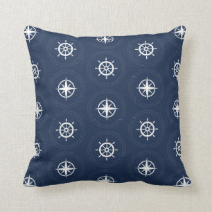 Maritime Tool Pattern Cushion