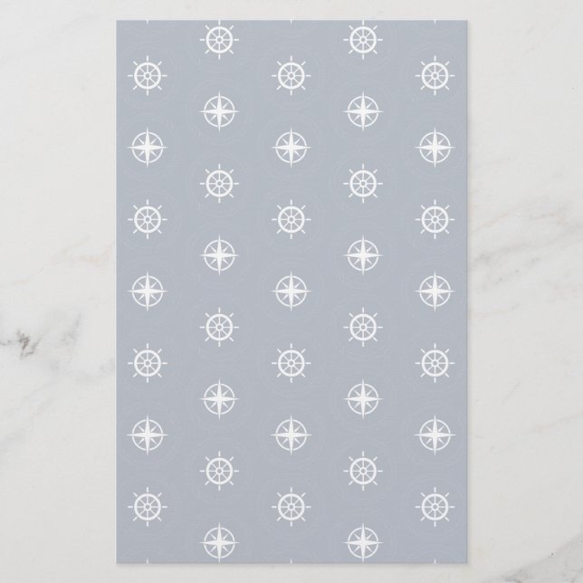 Maritime Tool Pattern Stationery (Front)