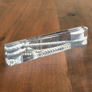 Maritimes rope of a ship nameplate