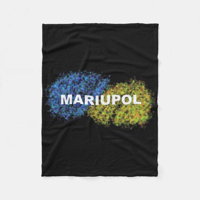 Mariupol Ukraine 2  Fleece Blanket (Front)